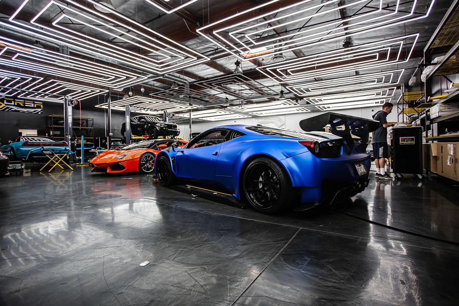 High-tech tuning workshop Stuttgart